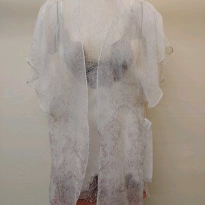 Christine Chiffon Short Sheer Robe